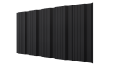 Профнастил К20 1195/1130x0,5 мм, 9005 черный янтарь стальной бархат