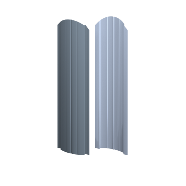 Штакетник Европланка Престиж 131x0,5 мм, 9006 бело-алюминиевый глянцевый