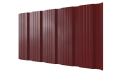 Профнастил К20 1185/1120x0,45 мм, 3011 коричнево-красный глянцевый