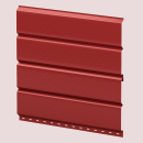 Софит Л-брус перфорированный 264/241x0,5 мм, 3011 коричнево-красный глянцевый