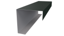 Декоративная накладка угловая 20x60x60x20 мм, 6009 пихтовый зеленый матовый