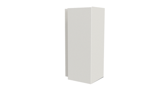 Планка угла наружного сложная Блок-хаус 110x110x2000 мм, 9002 светло-серый глянцевый