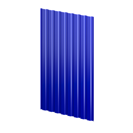 Профнастил С20 1150/1100x0,5 мм, 5002 ультрамариново-синий глянцевый