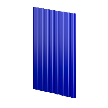 Профнастил С20 1150/1100x0,5 мм, 5002 ультрамариново-синий глянцевый