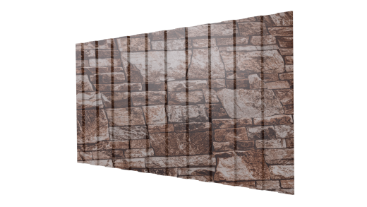 Профнастил С8 1200/1150x0,45 мм, Дикий камень