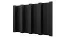 Профнастил Н60 902/845x0,5 мм, 9005 черный янтарь матовый