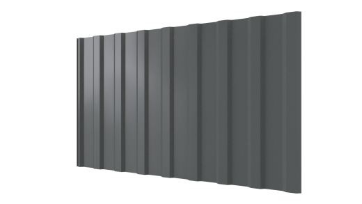 Профнастил С20R 1150/1100x0,5 мм, 7005 мышино-серый глянцевый