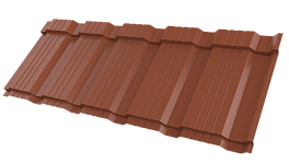 Профиль Пегас 1185/1150x0,45 мм, 8004 медно-коричневый глянцевый
