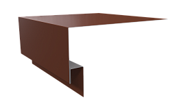 Планка околооконная 200х75х20 мм, 8004 медно-коричневый глянцевый