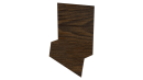 Планка стартовая фальц 135x30x55 мм, Дуб Локарно 3D