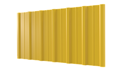 Профнастил НС16 1150/1100x0,7 мм, 1018 цинково-желтый глянцевый