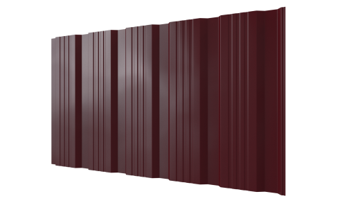 Профнастил К20 1185/1120x0,3 мм, 3005 винно-красный глянцевый