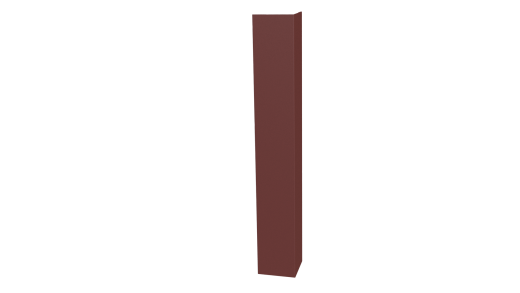 Планка угла наружного 30x30x2000 мм, 3009 оксид красный матовый