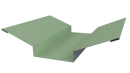 Планка ендовы верхняя 76x76x2000 мм, 6019 бело-зеленый глянцевый