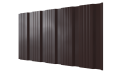 Профнастил К20 1185/1120x0,3 мм, 8017 шоколадно-коричневый глянцевый