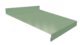 Отлив простой 20х200х20 мм, 6029 мятно-зеленый глянцевый