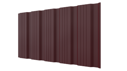 Профнастил К20 1185/1120x0,5 мм, 3005 винно-красный матовый