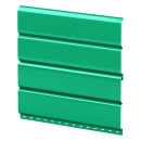 Софит Л-брус перфорированный 264/241x0,45 мм, 6029 мятно-зеленый глянцевый
