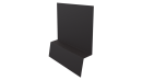 Планка стартовая фальц 135x30x55 мм, 8019 серо-коричневый матовый