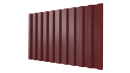 Профнастил С21 1051/1000x0,65 мм, 3011 коричнево-красный глянцевый
