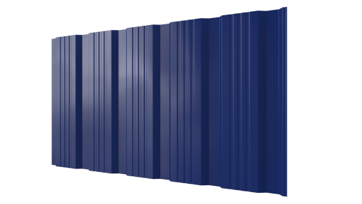 Профнастил К20 1185/1120x0,3 мм, 5002 ультрамариново-синий глянцевый