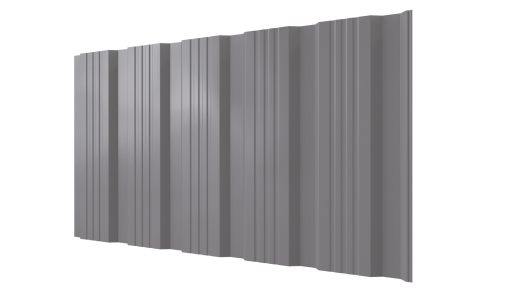 Профнастил К20 1185/1120x0,5 мм, 7004 сигнальный серый глянцевый