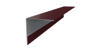 Планка угла наружного 30x30x2000 мм, 3005 винно-красный глянцевый