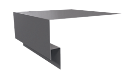 Планка околооконная 200х75х20 мм, 7004 сигнальный серый глянцевый