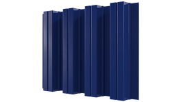 Профнастил Н75 800/750x0,7 мм, 5002 ультрамариново-синий глянцевый