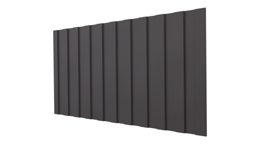 Профнастил С8 1200/1150x0,45 мм, 8019 серо-коричневый матовый