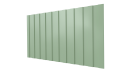 Профнастил С8 1200/1150x0,4 мм, 6019 бело-зеленый глянцевый