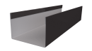 Стойка 40x60x40 мм, 8019 серо-коричневый глянцевый