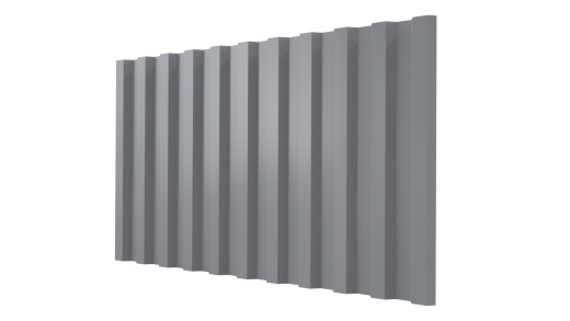 Профнастил С21 1051/1000x0,3 мм, 7040 серое окно глянцевый
