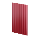 Профнастил С20 1150/1100x0,45 мм, 3011 коричнево-красный глянцевый