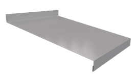 Отлив простой 20х250х20 мм, 8004 медно-коричневый глянцевый