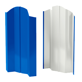 Штакетник М-образный Престиж 118x0,4 мм, 5005 сигнальный синий глянцевый