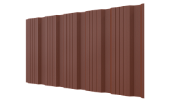 Профнастил К20 1185/1120x0,5 мм, 8004 медно-коричневый матовый