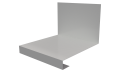 Планка примыкания нижняя к трубе фальц 140x200 мм, 9003 сигнальный белый глянцевый