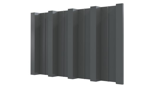 Профнастил Н60 902/845x0,65 мм, 7005 мышино-серый глянцевый