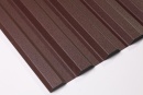 Профнастил С21 1051/1000x0,5 мм, 8017 шоколадно-коричневый стальной бархат
