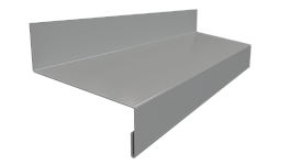 Отлив простой 20х50х20 мм, 7037 пыльно-серый глянцевый