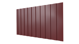 Профнастил С8 1200/1150x0,3 мм, 3011 коричнево-красный глянцевый