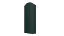 Штакетник Европланка 126x0,5 мм, 6005 транспортный красный