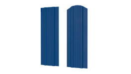 Штакетник Евротрапеция 110x0,5 мм, 5005 сигнальный синий глянцевый