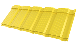 Профиль Пегас 1185/1150x0,4 мм, 1018 цинково-жёлтый глянцевый