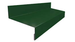 Отлив простой 20х50х20 мм, 6005 зелёный мох глянцевый