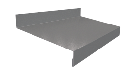 Отлив простой 20х100х20 мм, 1014 слоновая кость глянцевый