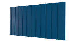 Профнастил С10 1170/1100x0,7 мм, 5015 небесно-синий глянцевый