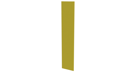 Крепежная планка 10x40x10 мм, 1018 цинково-желтый глянцевый