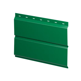 Металлосайдинг Л-брус 264/240x0,5 мм, 6029 мятно-зеленый глянцевый